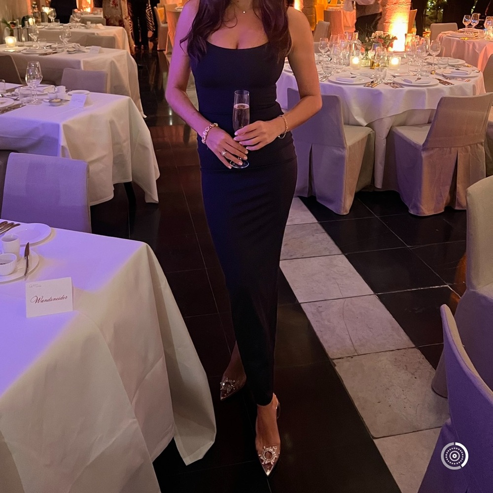 Skims black dress